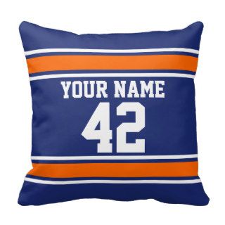 Football Jersey with Custom Name/Number Pillow