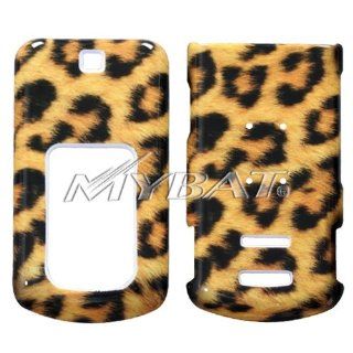 Motorola VE465 Leopard Snap On Case Cell Phones & Accessories