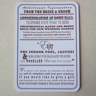 vintage style wedding invitation by paper and inc