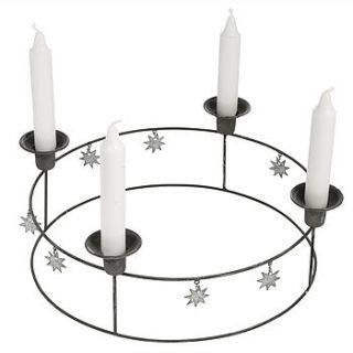 table candle ring with stars by drift living