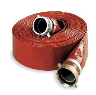 Discharge Hose, 4 In ID x 50 Ft, 100 PSI