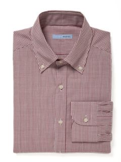 Micro Check Dress Shirt by Luciano Brandi