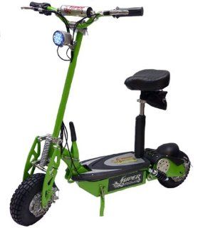 Super Turbo 800watt Elite 36v Electric Scooter "Neon Green" (Now includes Econo/Turbo mode button)  Electric Sports Scooters  Sports & Outdoors