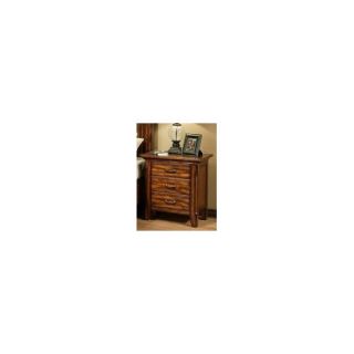 Marissa County 3 Drawer Nightstand