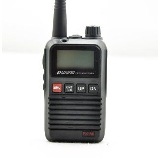 Puxing PX A6 UHF 400 470MHZ Small Portable Handheld 2 way Ham Radio FM Transceiver Walkie Talkie PXA6 + Earpiece Cell Phones & Accessories