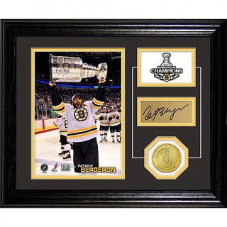 2011 Patrice Bergeron Stanley Cup Pride Photo Mint by The Highland Mint   Bosto