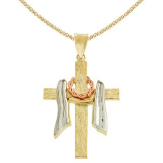 robe and crown pendant in 14k tri tone gold orig $ 279 00 237