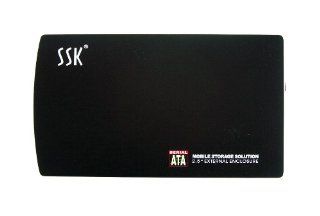 SSK SHE 037 2.5 inch USB 2.0 to SATA Hard Drive HDD External Case Enclosure 480Mbps Black Computers & Accessories