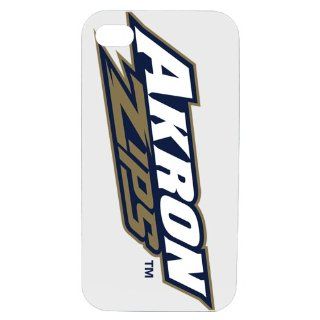 University of Akron Zips   Smartphone Case for iPhone 4/4S   White Cell Phones & Accessories