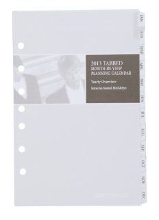 Day Runner PRO Recycled Monthly Planning Pages, 6 x 9 Inches, 2013 (481 685Y 13)  Appointment Book And Planner Refills 