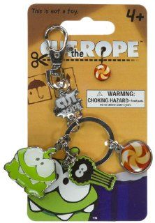 Cut The Rope Om Nom Metal Keychain Toys & Games