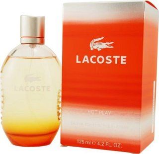 Lacoste Hot Play By Lacoste For Men. Eau De Toilette Spray 4.2 Ounces  Beauty