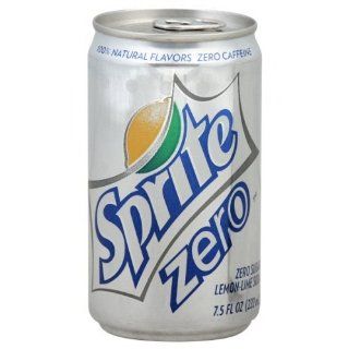 Sprite Zero Soda, 7.5 oz. Can (Pack of 24)  Soda Soft Drinks  Grocery & Gourmet Food