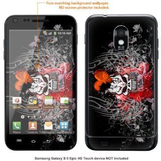 Protective Decal Skin STICKER for Sprint Galaxy S II Epic 4G Touch case cover Epic4GTouch 477 Cell Phones & Accessories