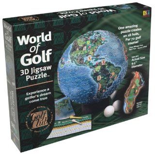 World of Golf (3D Jigsaw Puzzle) Toys & Games