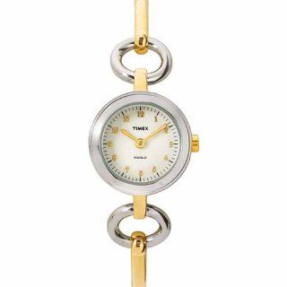 Timex Women's T2M479 Classic Two Tone Stainless Steel Bracelet Watch Timex Watches