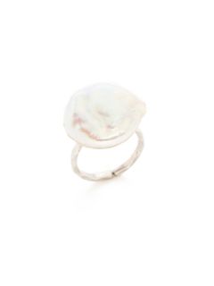 Coin Pearl Ring by Alanna Bess Jewelry