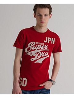 Superdry Stacker t shirt Red