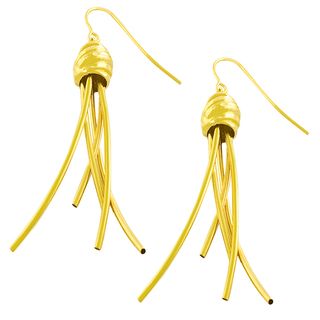 Fremada 14k Yellow Gold Fancy Dangle Earrings Fremada Gold Earrings