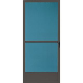 Comfort Bilt Seaside Brown Aluminum Screen Door (Common 80 in x 36 in; Actual 79.25 in x 35.25 in)
