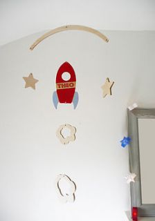 personalised rocket mobile by modo creative