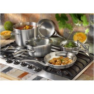 Calphalon Contemporary 3 Ply Stainless Steel 8 Piece Cookware Set