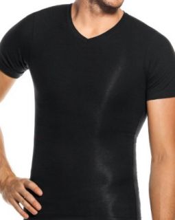 Leo V Neck Compression Tee at  Mens Clothing store Athletic Shirts