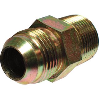 Apache Male Connector — 1/2in. M JIC37 x 3/8in. M NPTF  Male Adapters