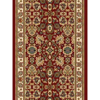 Home Dynamix Paris 2 ft 3 in W x 13 ft L Red Runner