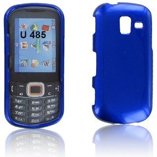 Samsung U485 (Intensity III) Blue Protective Case Cell Phones & Accessories