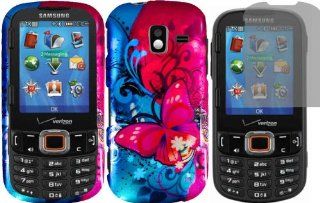 For Samsung Intensity 3 III U485 Hard Design Cover Case Butterfly Bliss+LCD Screen Protector Cell Phones & Accessories