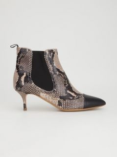Pollini Snake Skin Ankle Boot