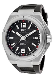IWC IW323601  Watches,Mens Ingenieur Mission Earth Mechanical/Automatic Black Textured Dial Black Rubber, Luxury IWC Automatic Watches