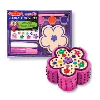 Melissa and Doug Decorate Your Own Wooden Flower Chest