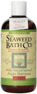 Seaweed Bath Co.   Wildly Natural Seaweed Argan Shampoo   Euc/Pepper., 12 fl oz liquid  Hair Shampoos  Beauty