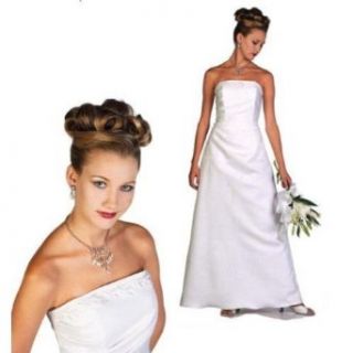 Roberta Bridal #10420 White Size 10 Informal Bridal Prom Graduation Debutante Dresses