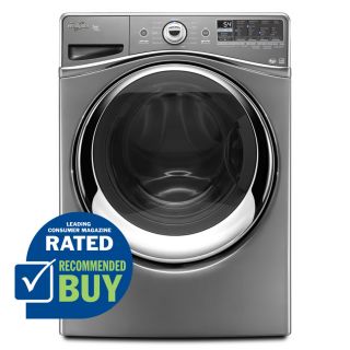 Whirlpool Duet 4.3 cu ft High Efficiency Front Load Washer with Steam Cycle (Chrome) ENERGY STAR
