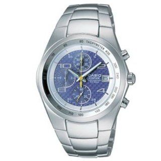 Casio EF 501D 2AVEF Men's Blue Dial Stainless Steel Stainless Steel Strap Edifice Watch at  Men's Watch store.