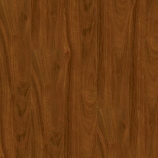 Armstrong 4.92 in W x 3.98 ft L Santos Mahogany High Gloss Laminate Wood Planks