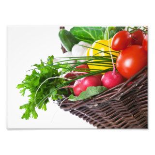 Composition With Raw Vegetables Photograph