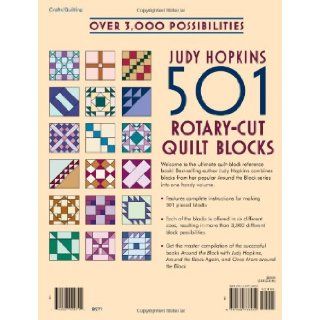 501 Rotary Cut Quilt Blocks Judy Hopkins 9781564778932 Books