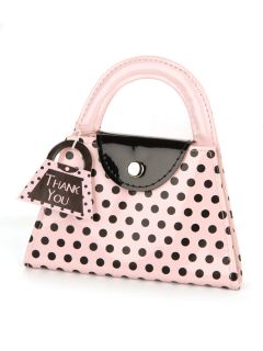 Pink Polka Purse Manicure Set (Set of 12 Party Favors) by Kate Aspen