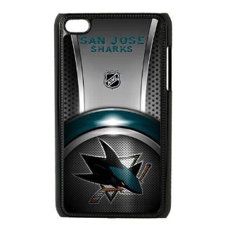 Custom San Jose Sharks Hard Back Cover Case for iPod Touch 4th IPT797 Cell Phones & Accessories