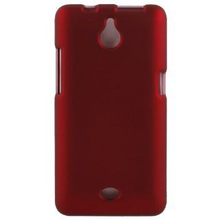 C&E Rubberized Protective Shield Compatible with Huawei Valiant   Retail Packaging   Red Cell Phones & Accessories