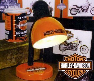 14" Harley Davidson Orange Desk Lamp #HD HDO 503   Novelty Lamps
