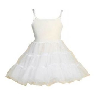 Summer's Girls Full Petticoat in White Apparel Half Slips Clothing