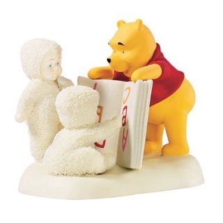 Department 56 Snowbabies Guest Collection Reading Is Fun With Pooh   Collectible Figurines