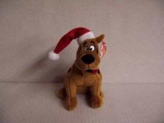 Ty Beanie Baby Scooby Doo with Christmas Hat Toys & Games