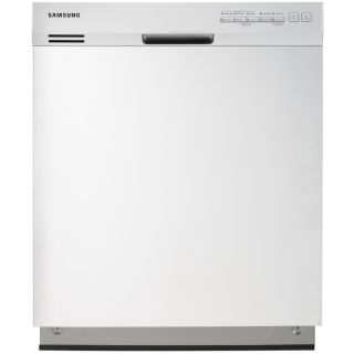 Samsung 50 Decibel Built in Dishwasher with Hard Food Disposer and Stainless Steel Tub (White) (Common 24 in; Actual 23.875 in) ENERGY STAR