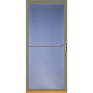 Pella Putty Full View Tempered Glass Storm Door (Common 81 in x 32 in; Actual 80.78 in x 33 in)